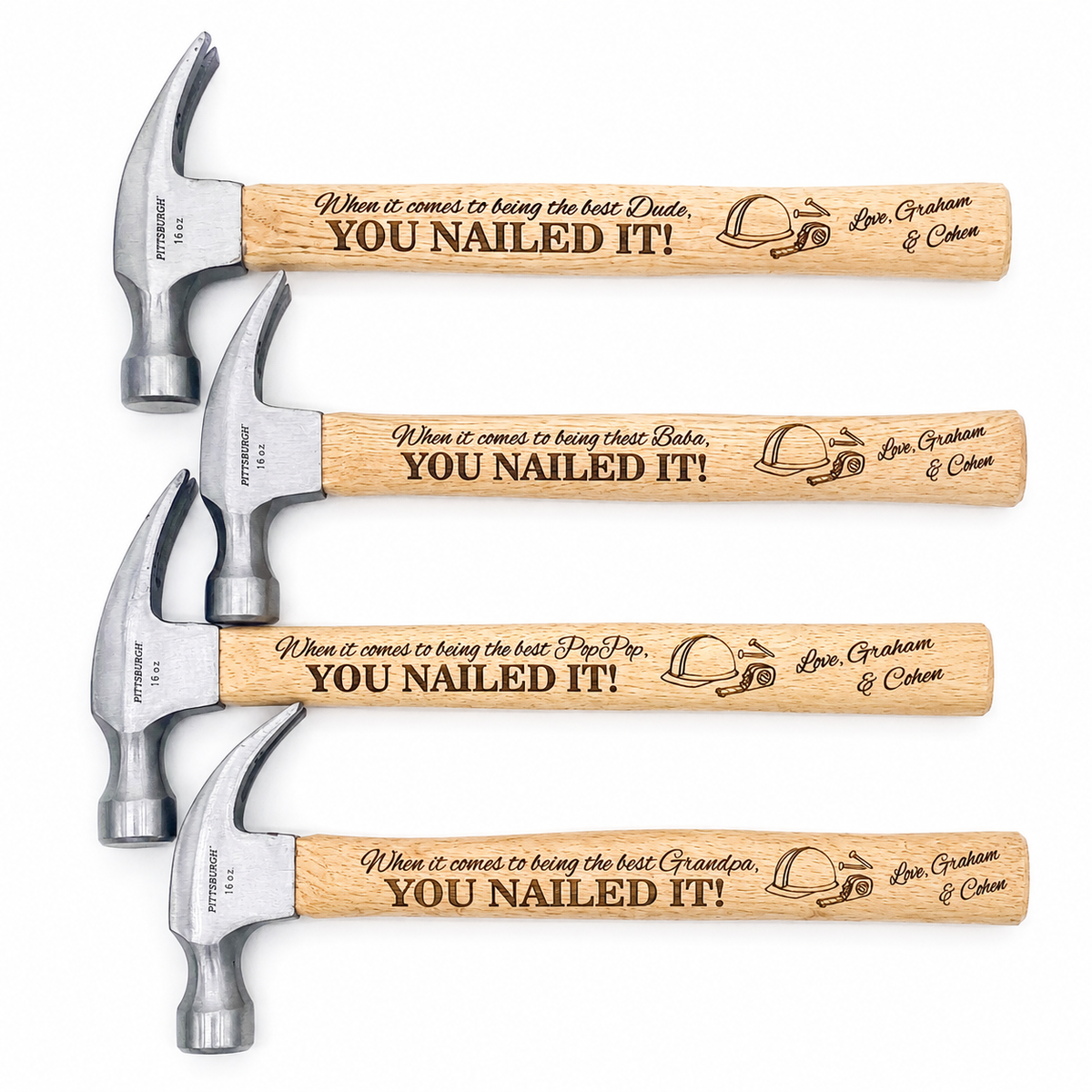 Personalized Engraved Hammer for Dad – Etch N Sketch KY