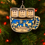 Personalized Hot Cocoa Mug Christmas Ornament