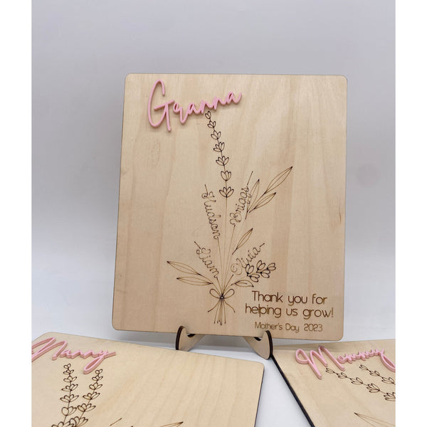 Personalized Handprint Sign