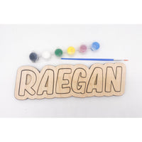 Wood Name Puzzles