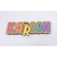 Wood Name Puzzles