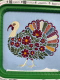 Floral Turkey Embroidered Sweatshirt
