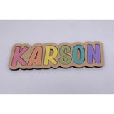 Wood Name Puzzles