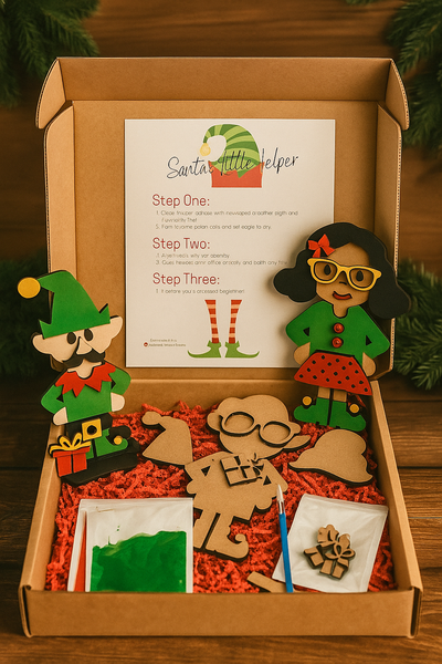 “Santa’s Little Helper” DIY Elf Paint Kit