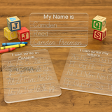 Acrylic Alphabet Tracing Board