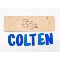 Wood Name Puzzles