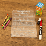 Acrylic Alphabet Tracing Board