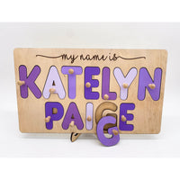Wood Name Puzzles