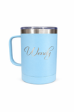 15 oz. Engraved Travel Mug with Slider Lid
