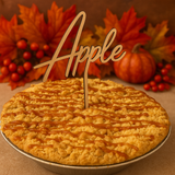 Thanksgiving Wooden Pie Toppers Set