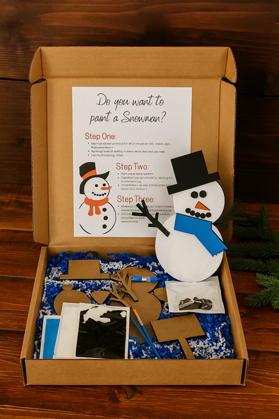 DIY Snowman Paint Kit