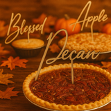 Thanksgiving Wooden Pie Toppers Set