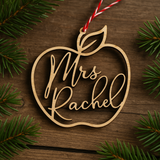 Personalized Teacher's Ornament