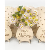 Personalized Picked with love Flower Vase
