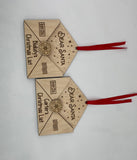 Personalized “Dear Santa” Christmas List Ornament