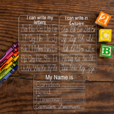 Acrylic Alphabet Tracing Board