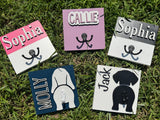 Personalized Dog Leash Holder
