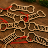 Personalized Dog Bone Ornament