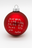 Personalized Handwriting/Drawing Christmas Ornament