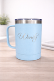 15 oz. Engraved Travel Mug with Slider Lid