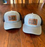 Custom Leather Patch Hat