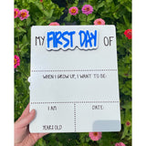 Dry Erase First Day / Last Day of School Picture Prop
