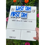 Dry Erase First Day / Last Day of School Picture Prop