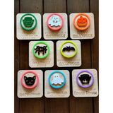 Halloween Playdough Trick or Treat Cards with  Stamps