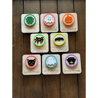 Halloween Playdough Trick or Treat Cards with  Stamps
