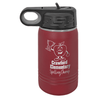 12 oz. Engraved Water Bottle