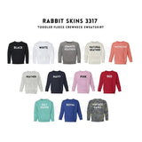 Embroidered Whimsical "Merry Christmas" Crewneck for Kids