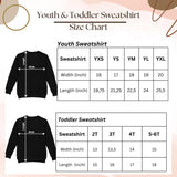 Embroidered Whimsical "Merry Christmas" Crewneck for Kids