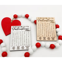 Class Valentine Word Search