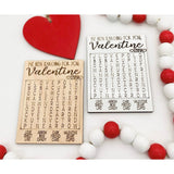 Class Valentine Word Search
