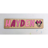 Wood Name Puzzles