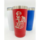 Patriotic Military Tumbler