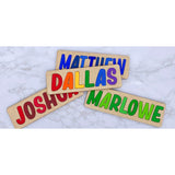 Wood Name Puzzles