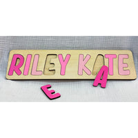 Wood Name Puzzles