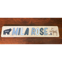 Wood Name Puzzles