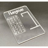 Acrylic Hang Man Dry Erase Game