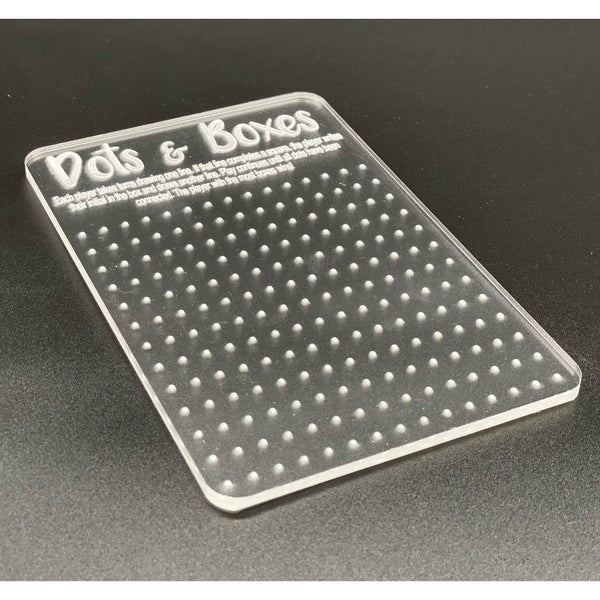 Acrylic Dots & Boxes Dry Erase Game