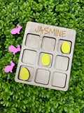 Personalized Easter Tic Tac Toe Game
