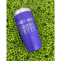 Custom Engraved Stick Figure Tumbler