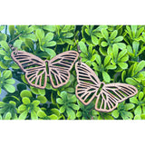 Wooden Butterfly Earrings