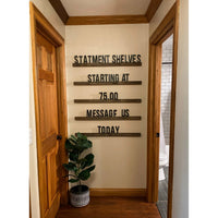 Giant Letter Board "Statement Shelves"
