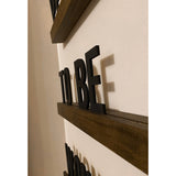 Giant Letter Board "Statement Shelves"