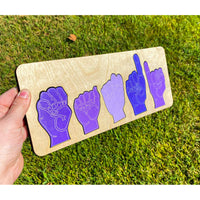 Wood Name Puzzles