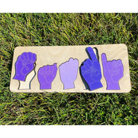 Wood Name Puzzles