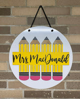 Personalized Classroom Doorhanger