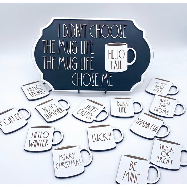 Interchangeable Rae Dunn Inspired Sign
